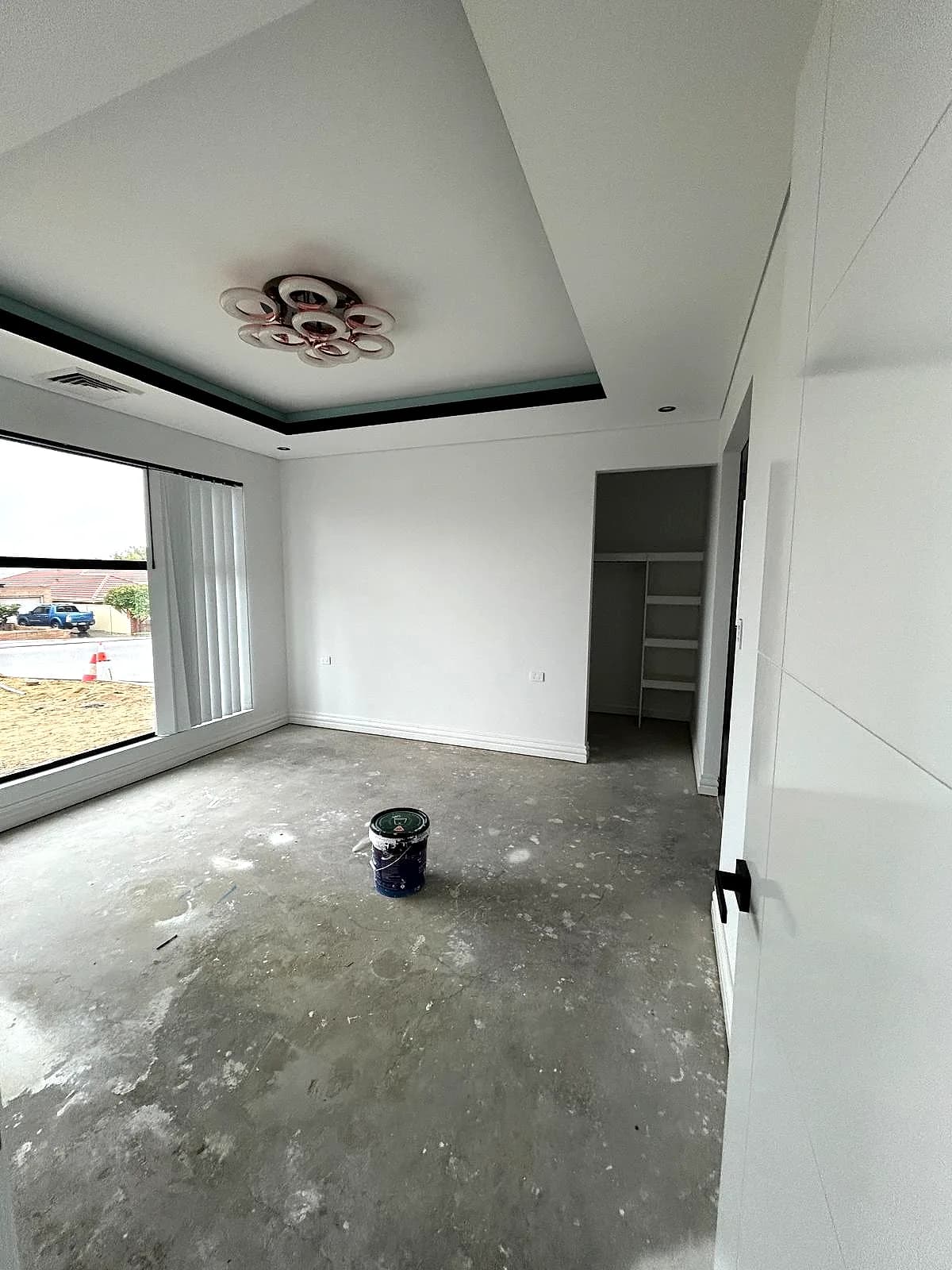 Interior repaint in progress, Mirrabooka